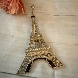 Silver Eiffel Tower Wall Hook